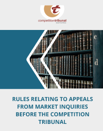 rules relating to appeals from market inquiries before the Competition Tribunal